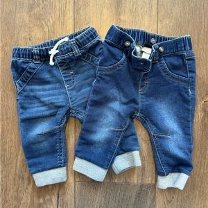 Cat & Jack Dark Blue Denim Pull-On Jogger Jeans for Kids